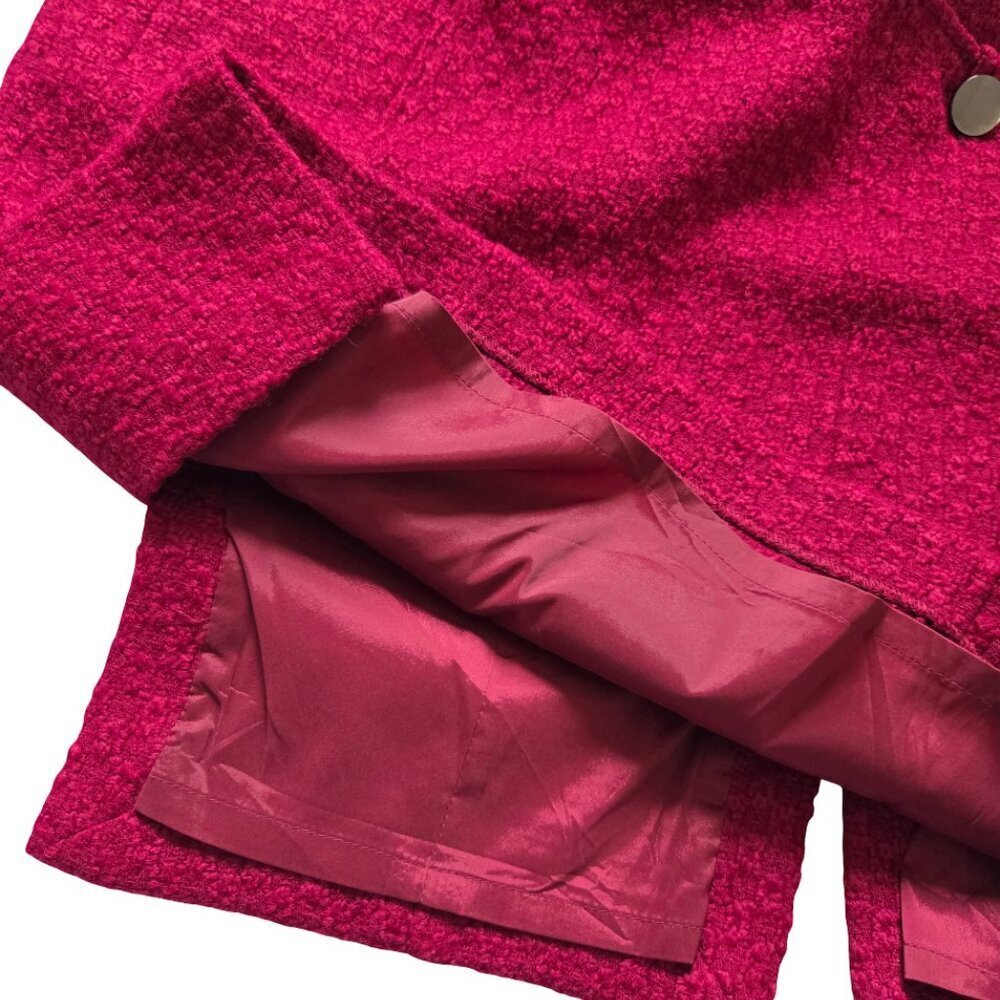 Banana Republic Skirt Women's Size 8 Red Wool Blend Pencil Skirt Business Twee - Picture 6 of 11